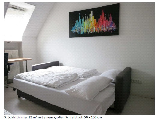 Schlafzimmer der Ferienwohnung